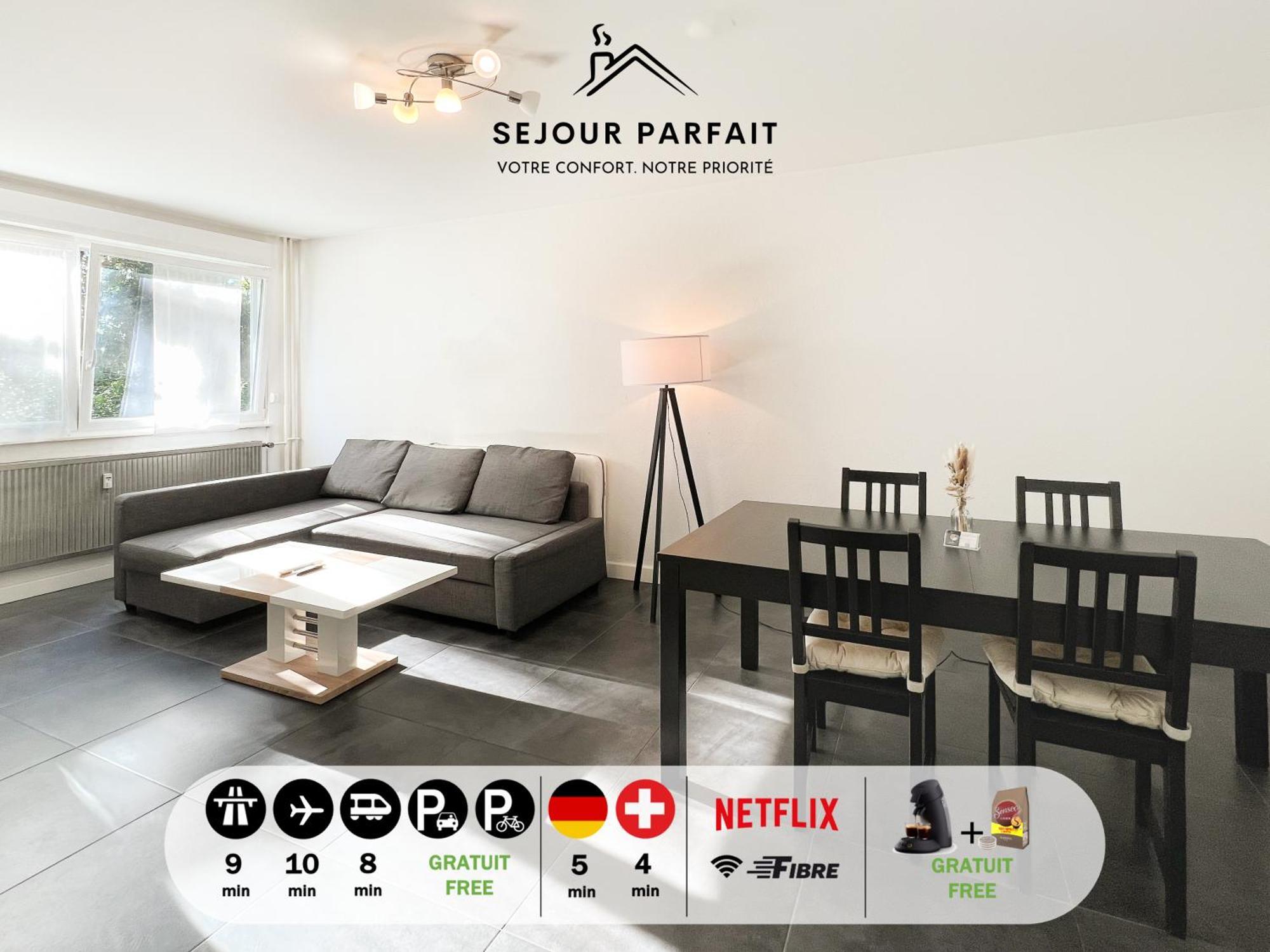 Appart'Hotel Le Marechal - 3 Frontieres & Netflix Huningue Esterno foto